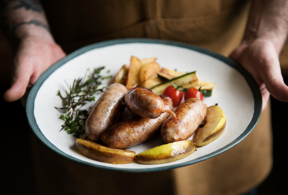 Elk Sausage with Pear and Red Wine 12 oz