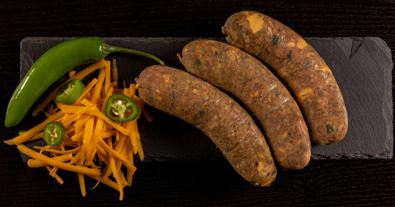 Elk Bratwurst with Jalapeno and Cheddar Cheese 12 oz